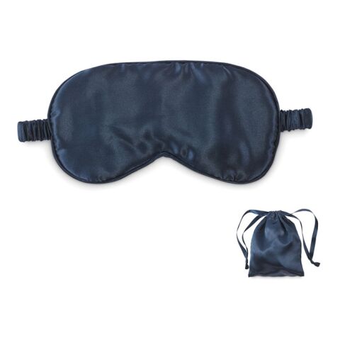 Masque oculaire en polyester bleu | sans marquage | non disponible | non disponible | non disponible