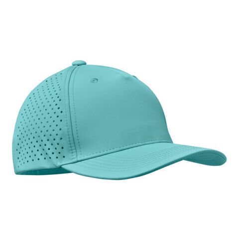 Casquette baseball à 5 pans turquoise | sans marquage | non disponible | non disponible | non disponible