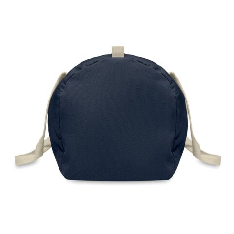 Sac de sport coton recyclé Marine foncé