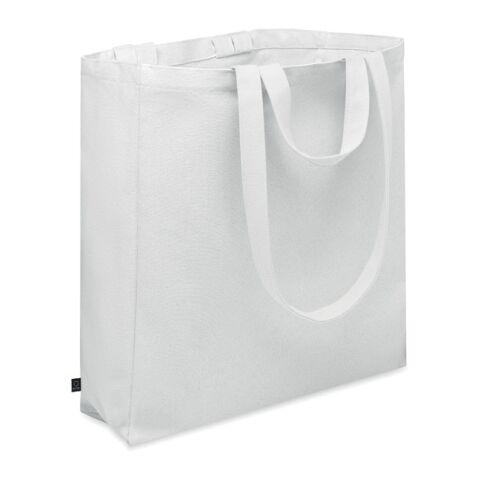 Sac shopping en coton recyclé blanc | sans marquage | non disponible | non disponible | non disponible