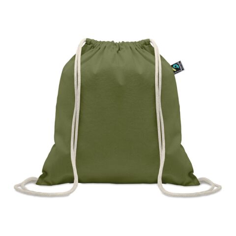 Sac à cordon Fairtrade 180gr Vert foncé