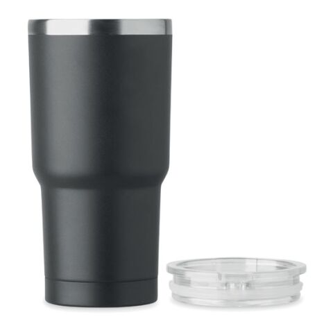 Gobelet double paroi 550ml noir | sans marquage | non disponible | non disponible | non disponible
