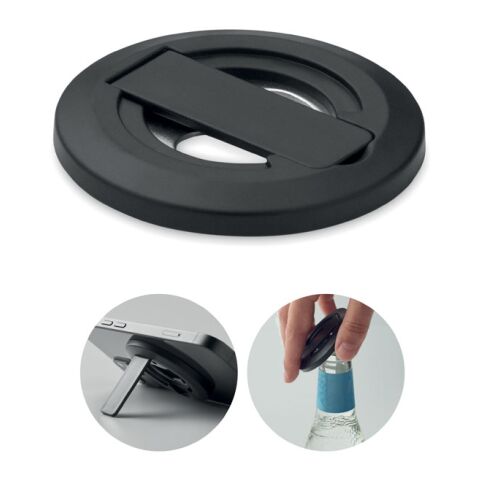 Support téléphone décapsuleur noir | sans marquage | non disponible | non disponible | non disponible