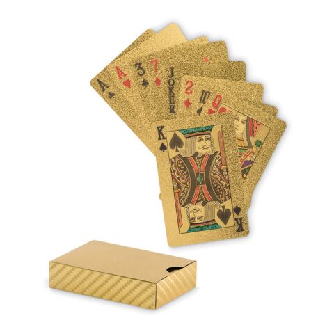 Cartes à jouer étanches doré | sans marquage | non disponible | non disponible | non disponible