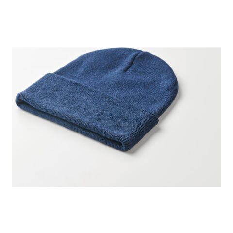 Bonnet tricoté avec revers bleu | sans marquage | non disponible | non disponible | non disponible