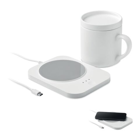 Chargeur chauffe-tasse blanc | sans marquage | non disponible | non disponible