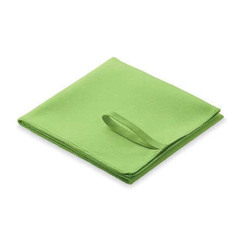 Serviette en microfibre lime