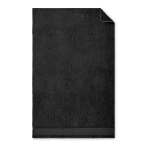 Serviette de bain en coton noir | sans marquage | non disponible | non disponible | non disponible