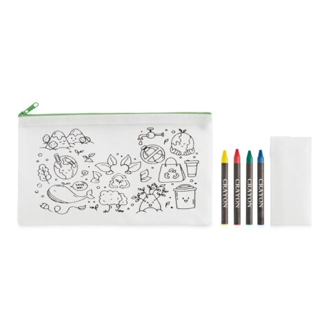 Trousse 4 crayons de couleur lime | sans marquage | non disponible | non disponible | non disponible