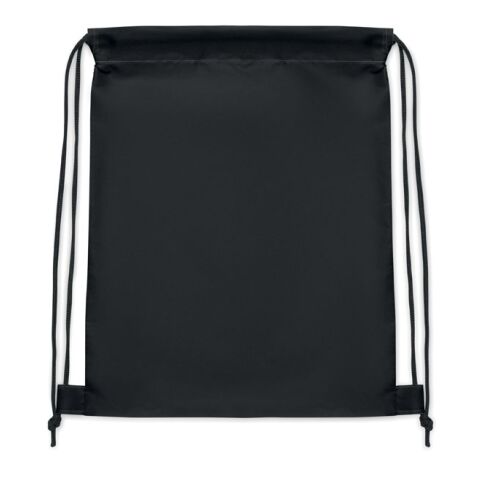 Sac cordon pour enfants RPET noir | sans marquage | non disponible | non disponible | non disponible