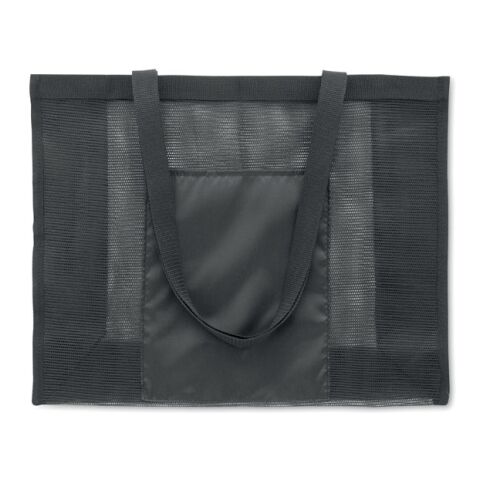 Sac shopping en maille RPET noir | sans marquage | non disponible | non disponible | non disponible