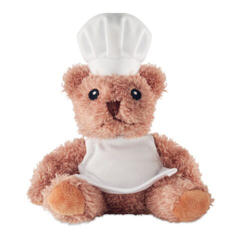 Ours en peluche chef cuisinier blanc | sans marquage | non disponible | non disponible | non disponible