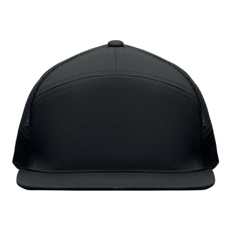 Casquette visière plate 7 pans noir | sans marquage | non disponible | non disponible | non disponible