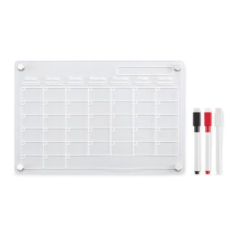 Planificateur magnétique transparent | sans marquage | non disponible | non disponible | non disponible