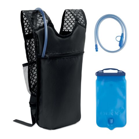 Sac à dos de sport 420D PU noir | sans marquage | non disponible | non disponible | non disponible