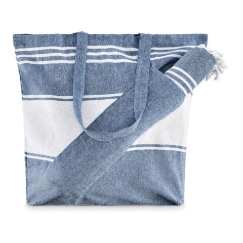 Sac de plage avec serviette bleu | sans marquage | non disponible | non disponible | non disponible