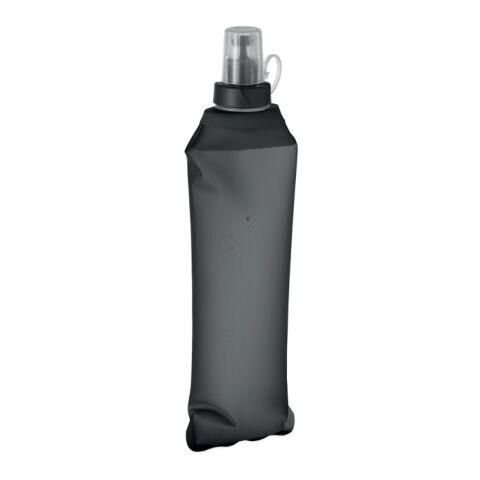 Bouteille d'eau pliable 500ml noir | sans marquage | non disponible | non disponible