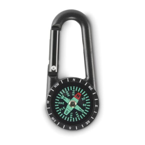 Boussole avec mousqueton noir | sans marquage | non disponible | non disponible | non disponible