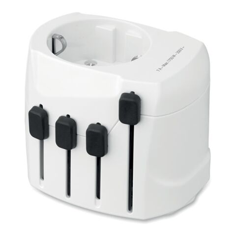 Adaptateur SKROSS® PRO 3pôles blanc | sans marquage | non disponible | non disponible | non disponible
