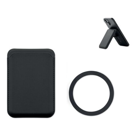 Porte-cartes magnétique noir | sans marquage | non disponible | non disponible