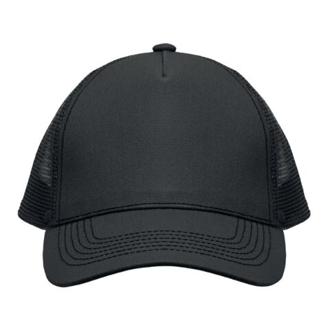 Casquette trucker à 5 panneaux noir | sans marquage | non disponible | non disponible | non disponible