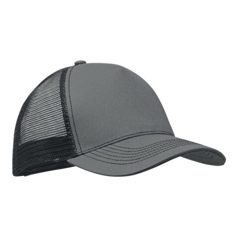 Casquette trucker à 5 panneaux gris foncé