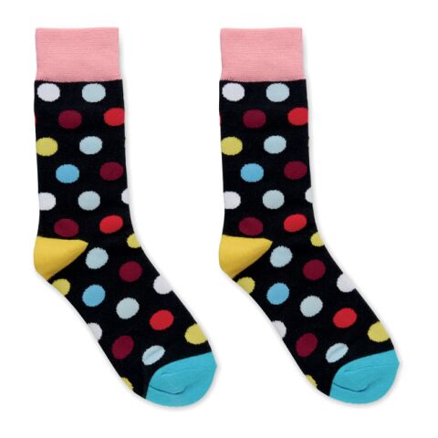 Chaussettes motifs amusants M noir