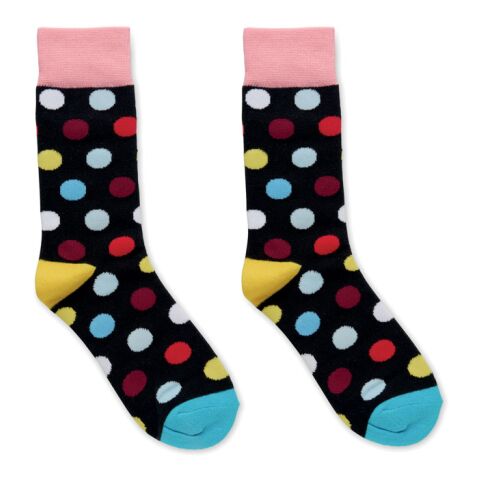 Chaussettes motifs amusants L noir