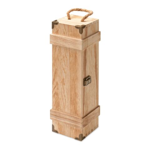 Coffret à vin en paulownia bois
