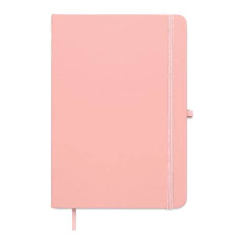 Carnet A5 en PU recyclé rose