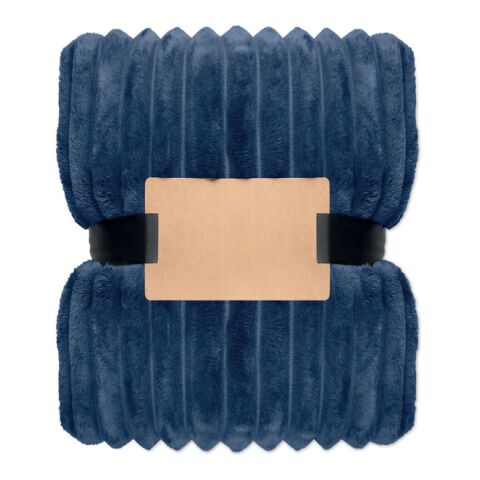 Couverture en polaire RPET bleu