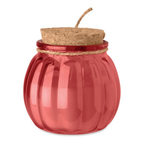 Bougie vanille cire végétale rouge