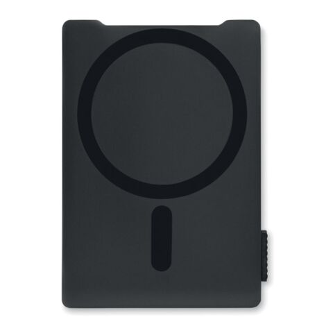 Porte-cartes et support magnétique noir