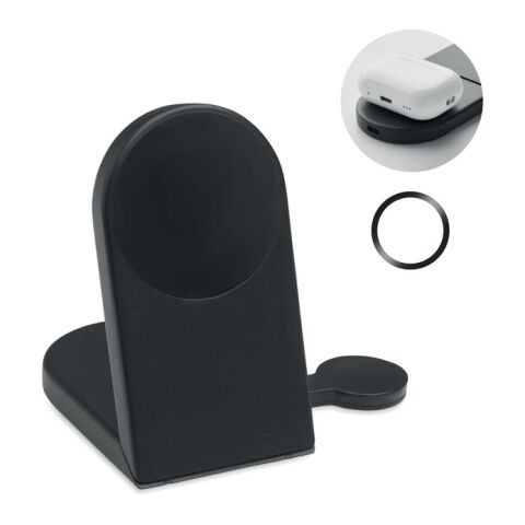 Chargeur pliable 3-en-1 15W noir