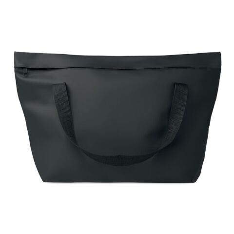 Shopping bag pour vélo en PU noir