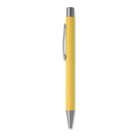 Stylo bille aluminium recyclé jaune