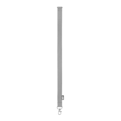 Lanyard en RPET gris | sans marquage | non disponible | non disponible | non disponible