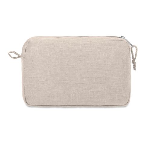 Trousse de toilette en chanvre beige | sans marquage | non disponible | non disponible | non disponible