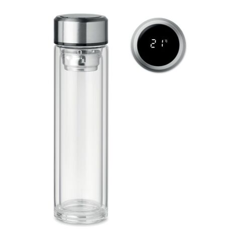 Bouteille verre double paroi transparent | sans marquage | non disponible | non disponible