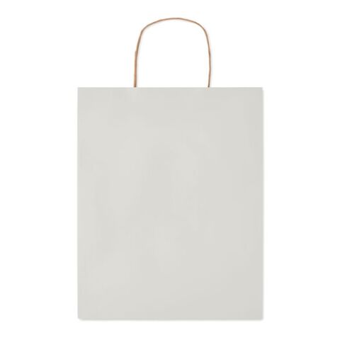 Sac en papier moyen format blanc | sans marquage | non disponible | non disponible | non disponible