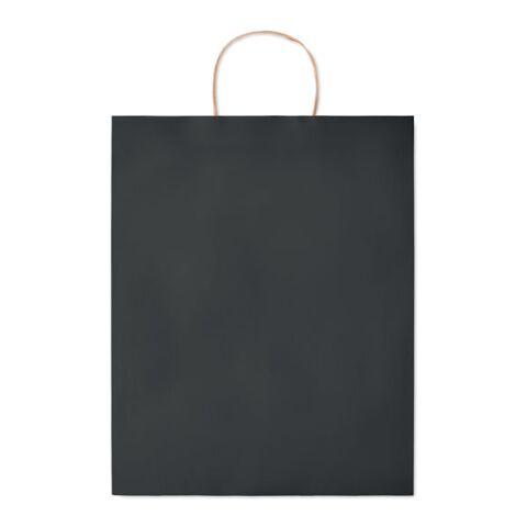 Sac en papier grand format noir | sans marquage | non disponible | non disponible | non disponible
