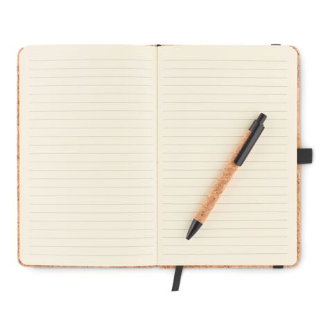 Carnet A5 en liège noir | sans marquage | non disponible | non disponible | non disponible