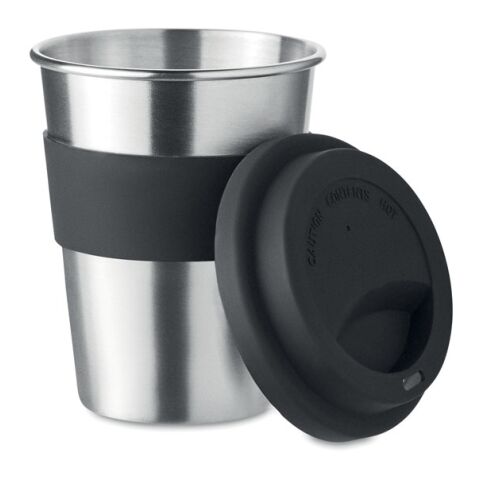 Gobelet en acier inox. 350ml noir | sans marquage | non disponible | non disponible