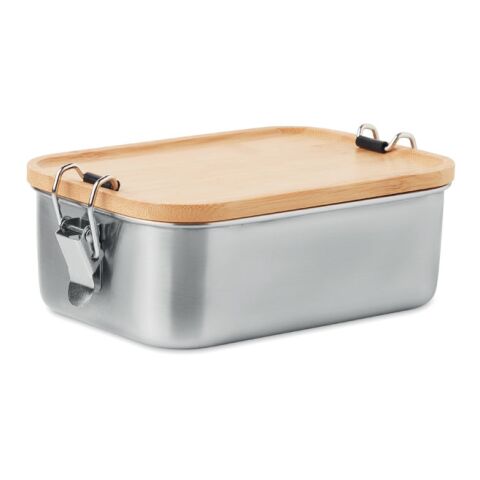 Lunch box en acier inox. 750ml bois | sans marquage | non disponible | non disponible | non disponible