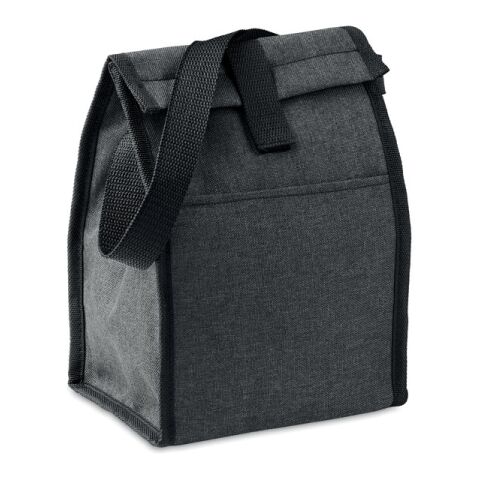 Sac à déjeuner isotherme RPET noir | sans marquage | non disponible | non disponible | non disponible