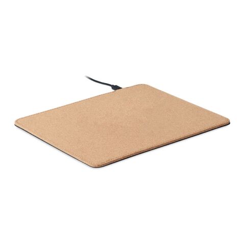 Tapis de souris chargeur liège beige | sans marquage | non disponible | non disponible