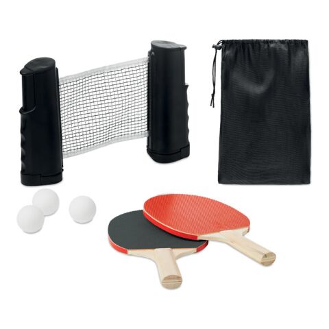 Set de tennis de table noir | sans marquage | non disponible | non disponible | non disponible