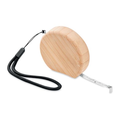Mètre à ruban en bambou 2m bois | sans marquage | non disponible | non disponible | non disponible