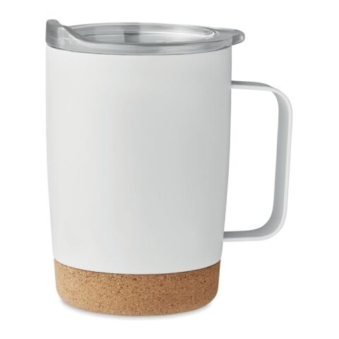 Gobelet double paroi 300ml blanc | sans marquage | non disponible | non disponible