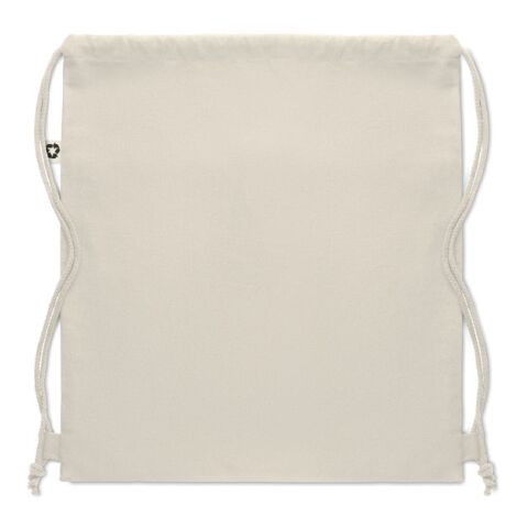 Sac à cordon en coton recyclé beige | sans marquage | non disponible | non disponible | non disponible